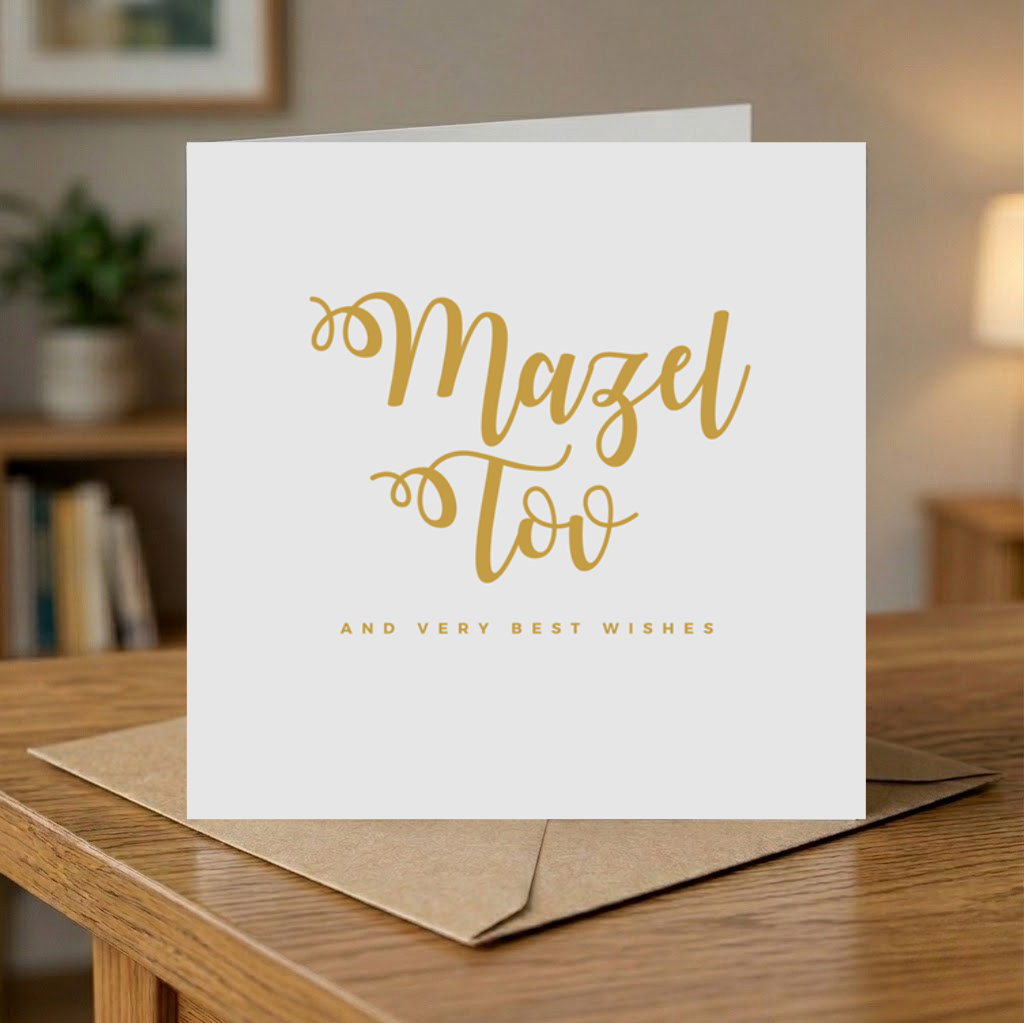 Mazel Tov Gold Foil