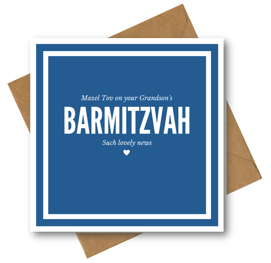 Grandsons Bar Mitzvah