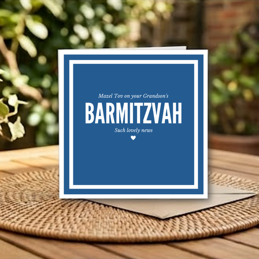 Grandsons Bar Mitzvah