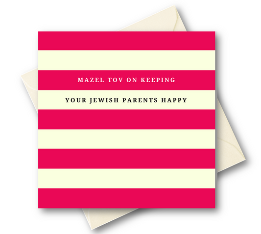 Keeping Jewish Parents Happy